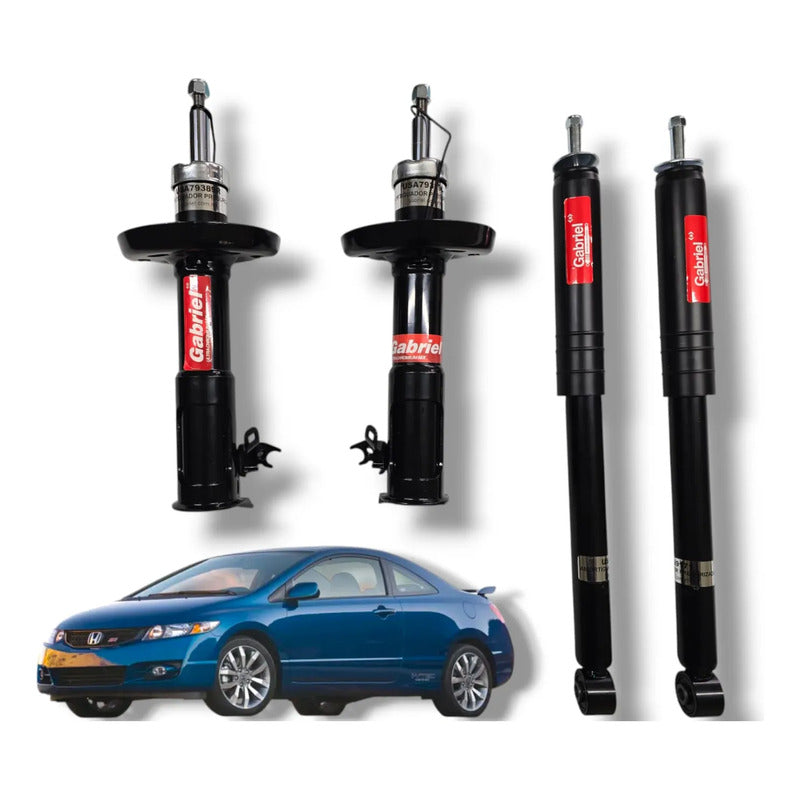 Kit 4 Amortiguadores Original Honda Civic Coupe 06-11 1.8l