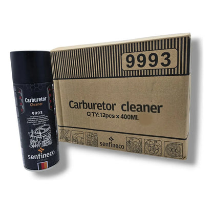 Caja 12pz Carbuclean Carbuklin 400ml Calidad Equipo Negro