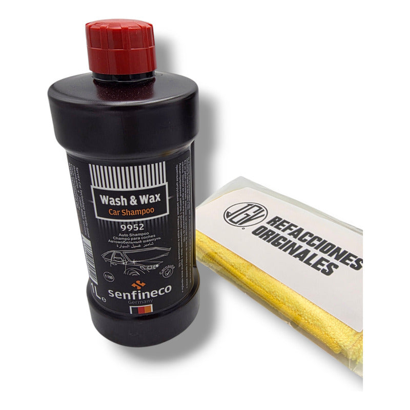 Kit Shampoo Para Auto Con Cera Nanotecnologia Alemana