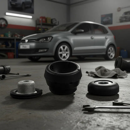 Par De Bases De Amortiguador C/tapa Vw Vento, Polo, Gol.