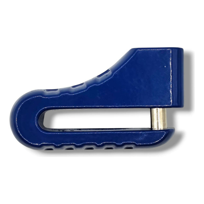 Candado Disco Freno Motocicleta Perno 10mm Premium Azul