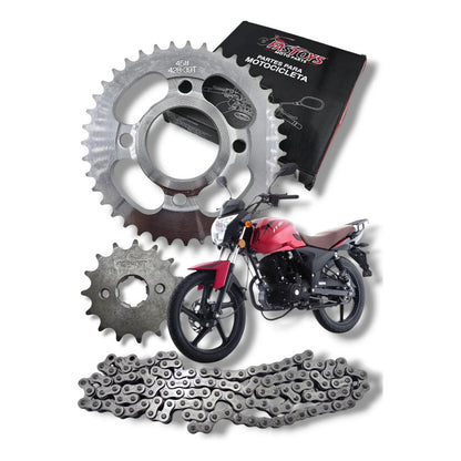 Kit De Arrastre Italika Ft180 Ts 19/22 Italika Ft150 G 16/18 Negro