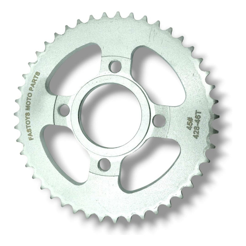 Kit Arrastre Italika Dm 150, 200 Sport, Dm 200 250 2014-2024 Cromado