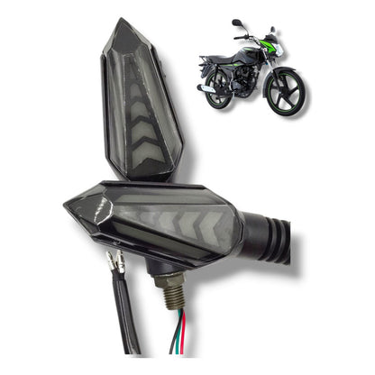 Par Direccionales Led Universales Para Motocicleta