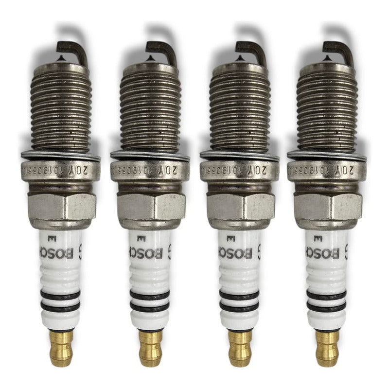 4 Bujias Encendido Platino Vw Jetta Bora Golf Polo Original