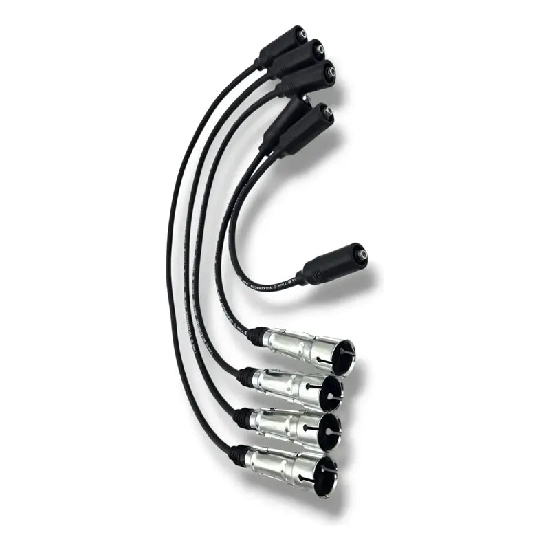 Cables De Bujias Vw Pointer 1998-2004 1.8 Lts Originales Negro