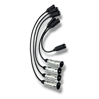 Cables De Bujias Vw Pointer 1998-2004 1.8 Lts Originales Negro