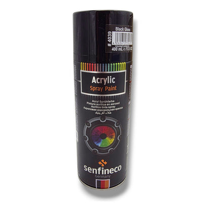 Pack 12 Pzs Pintura Negra Spray Negro Brillante Elite Negro Brillante