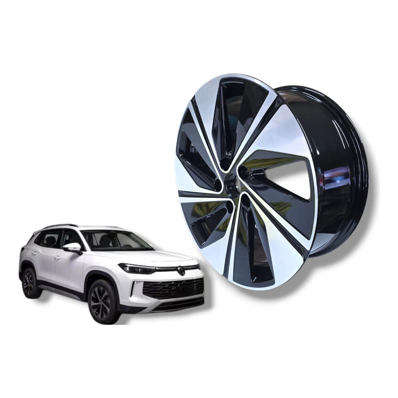 Rin De Aluminio Volkswage Gti 18 5/112 Negro Cromo Original Negro