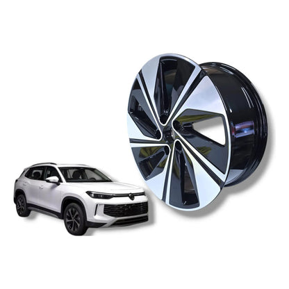 Rin De Aluminio Volkswage Gti 18 5/112 Negro Cromo Original Negro