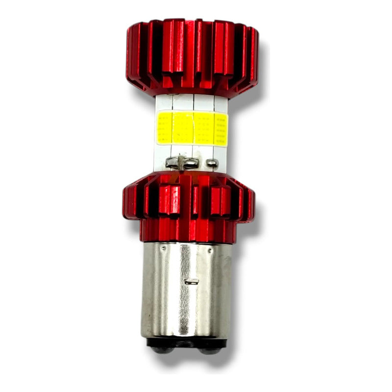 Foco C06/ba20d Led Cob 8 Caras Para Motos 12-80v 32w 6500kv
