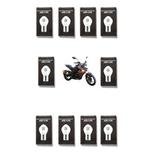 Paquete 10pzas Foco Para Motos Bombillo Base Ba20d 12v 35w