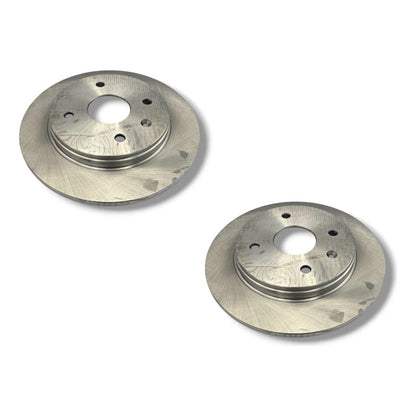 Par 2 Discos De Freno Traseros Chevrolet Aveo Groove 2022-2024