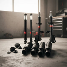 4 Amortiguadores Versa, Kicks 20-24 C/ Bases Y Cubrepolvos