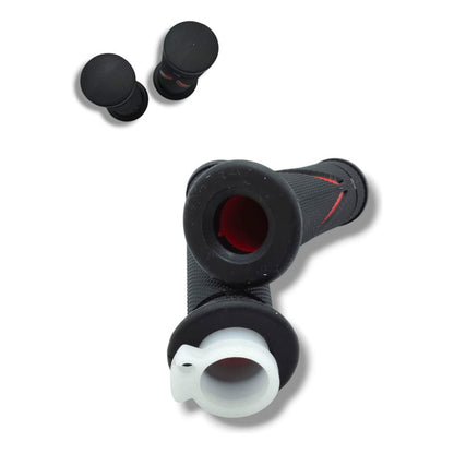 Puños Moto Universales Para Italika Premium Rojo