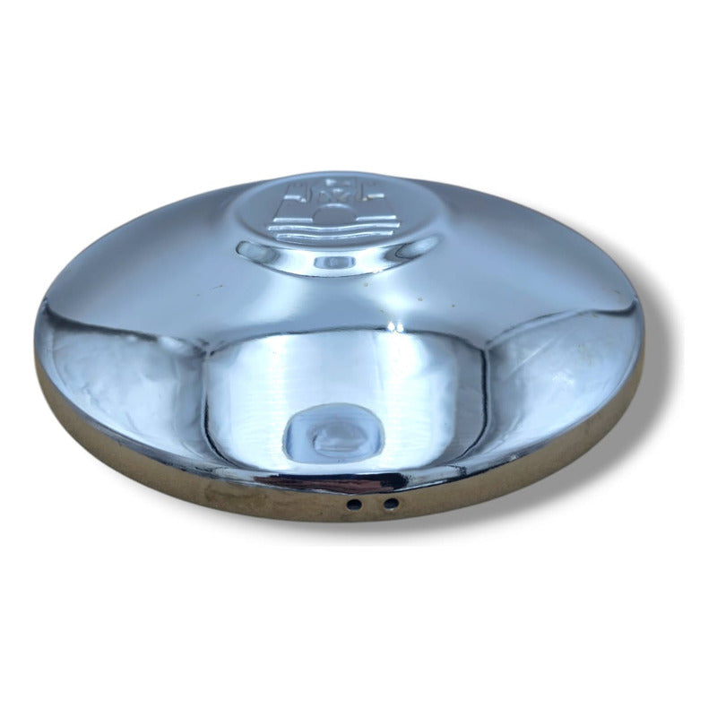 Jgo De 4 Polveras (tapón) Vw Logo Wolfsburg Para Vocho 1600 Plateado