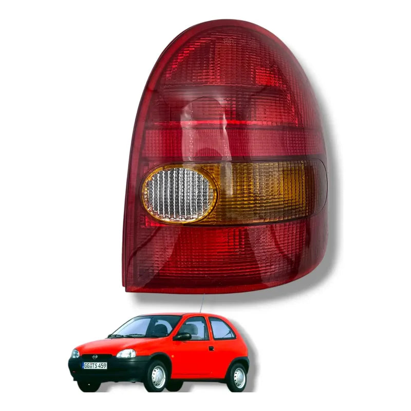 Calavera Derecha Para Chevrolet Chevy Pop Del 1994 Al 2000 Derecho/pasajero Rojo
