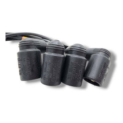Cable Bujías Vw Polo Ibiza Audi A1 1.2tsi Originales Premium Negro
