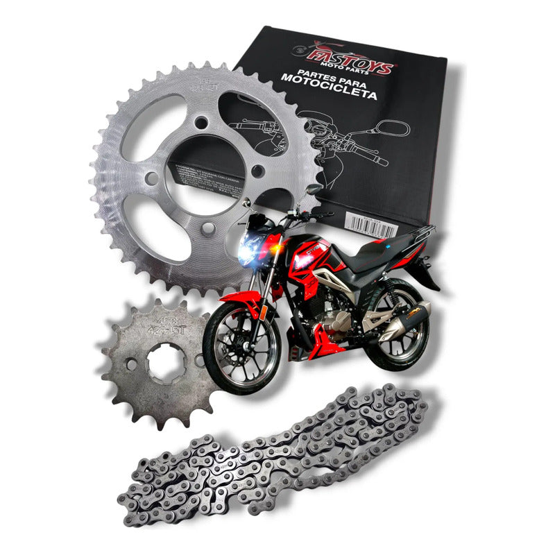 Kit De Arrastre, Vento Ciclone 150, Ciclone 200 2020 Al 2023 Negro
