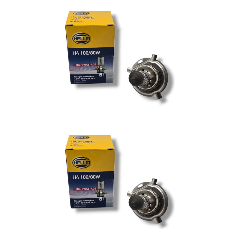 Foco H4 100/80w Marca Hella Par Original
