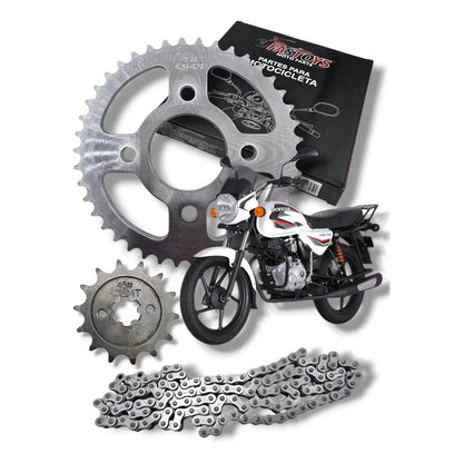 Kit De Arrastre Bajaj Boxer 150c Negro