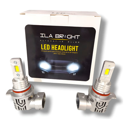 Kit De Focos Led 9012 10-30v 16w 1800lm 6500k H1 Blanco Blanco Frío