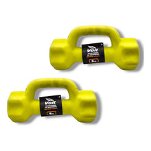 Par De Mancuernas Pesa Hexagonal Marca Voit 5kg Amarillo