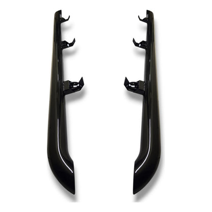 Estribos Iluminados Vw Amarok 10-23  Metal Negro Original Negro