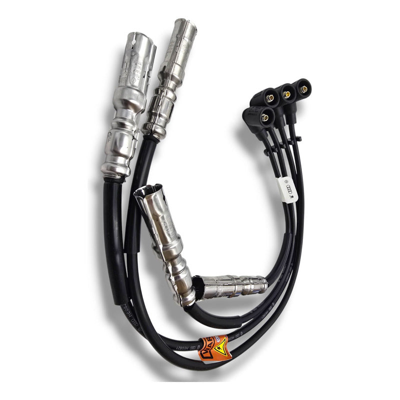 Cable De Bujías, Vw .polo, Gol Saveio Robust 1.6l Originales Negro