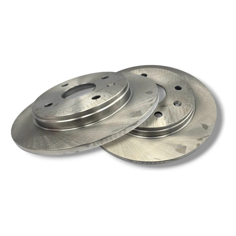 Par 2 Discos De Freno Traseros Chevrolet Aveo Groove 2022-2024