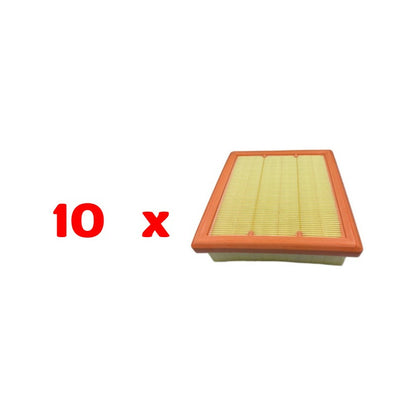 Kit 10 Pz  Filtro De Aire Fiat 500x 16/17 2.4 Lts. Original