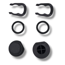 Kit Tapones De Agua Vw Jetta/golf A3 Con Ligas Y Seguros Negro 2pzs