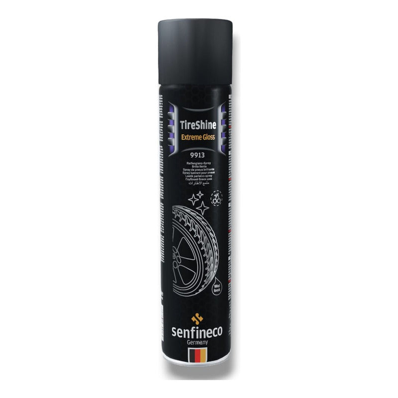 Abrillantador De Llantas En Aerosol Senfineco Aleman 650ml Negro
