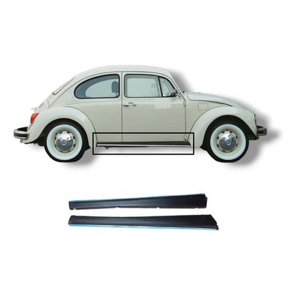 2 Estribos Vw Vocho Todos Sedan Filo Cromado Juego (izq/der)