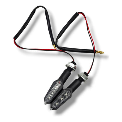 Luces Direccionales De Leds 3.5 PuLG Para Moto Universal Blanco