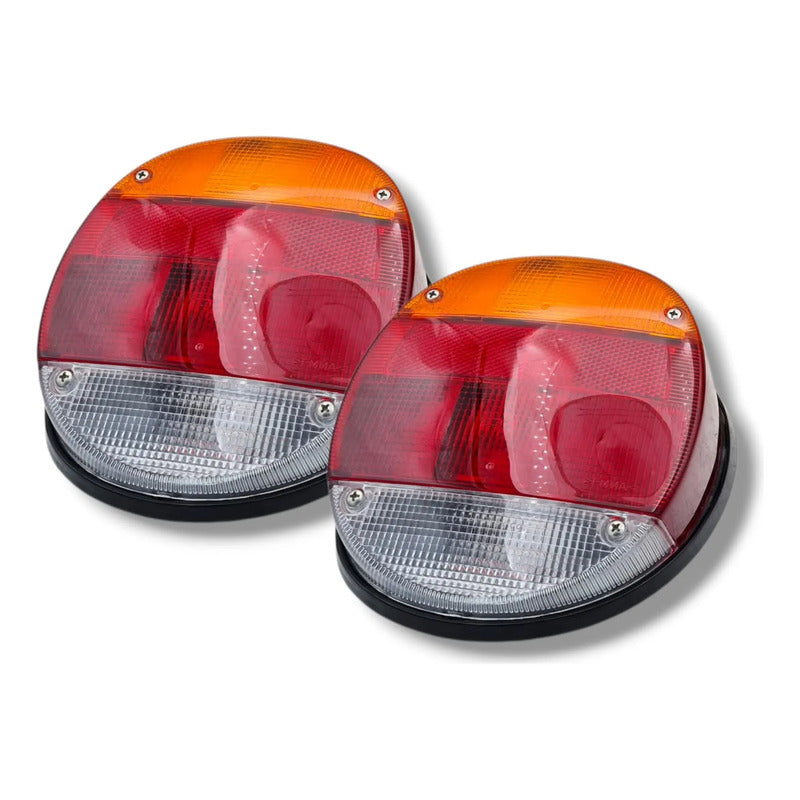 Par Calaveras Traseras Vw Sedan Vocho Hella Original Ambos Lados Rojo