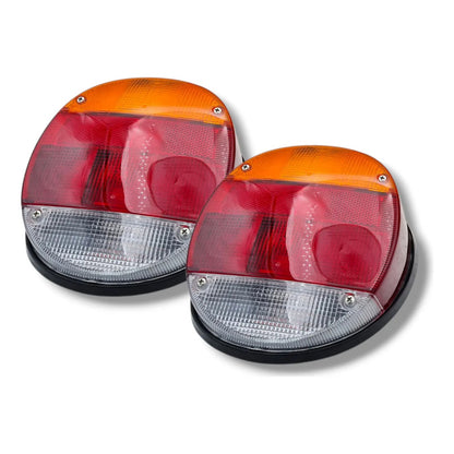 Par Calaveras Traseras Vw Sedan Vocho Hella Original Ambos Lados Rojo