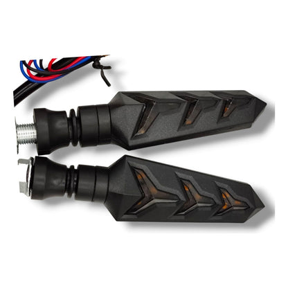 Juego Direccionales Led Moto Del/tras Secuencial Doble Lado