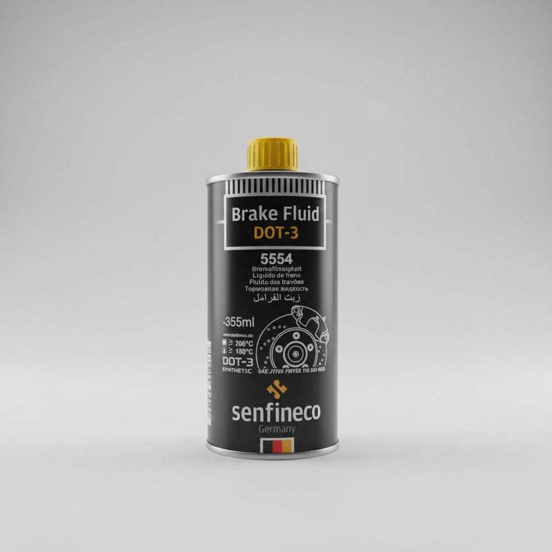 Liquido De Frenos Senfineco Dot-3 355ml, Aleman Original
