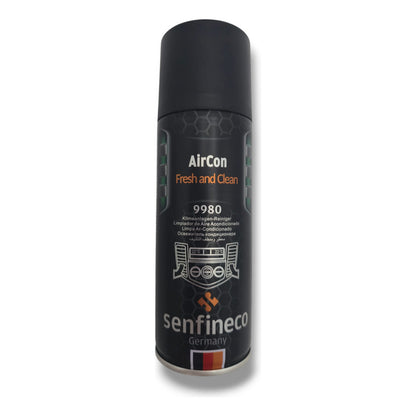 Desinfectante Y Limpiador De Aire Acondicionado Automotriz Negro