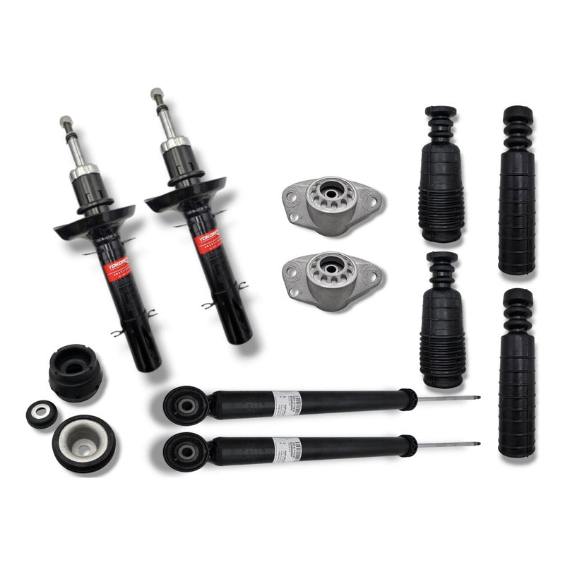 4 Amortiguadores, Bases Del/tras, Gomas Jetta A4, Clasico