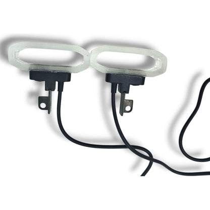 Par Direccional Led 12v Para Motocicleta Universal Italika Blanco