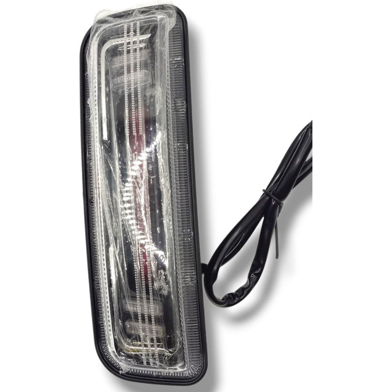 Luz De Freno Stop Led Color Rojo C/soporte 12v Ambos Lados Blanco