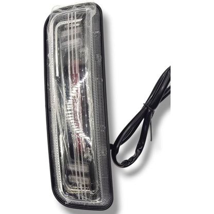 Luz De Freno Stop Led Color Rojo C/soporte 12v Ambos Lados Blanco