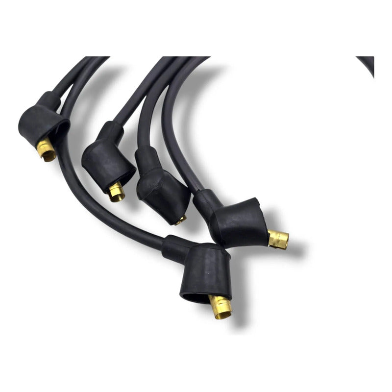 Cables De Bujias Vw Caribe Atlantic Golf Y Jetta A2 Original Negro