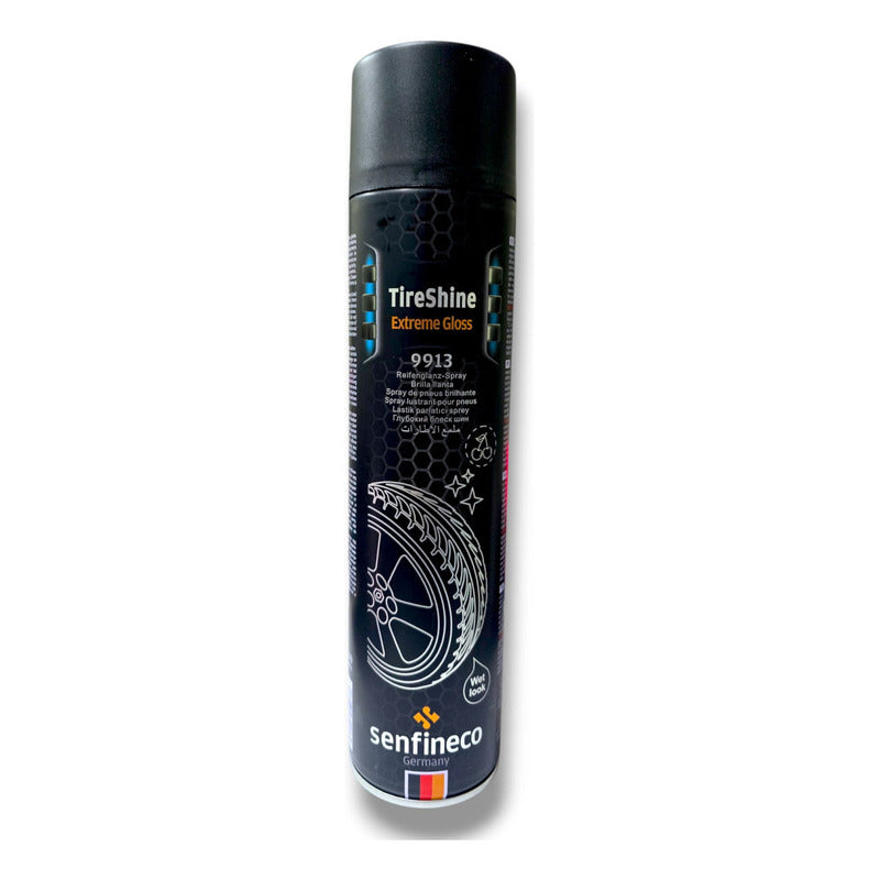 Abrillantador De Llantas En Aerosol Senfineco Aleman 650ml Negro