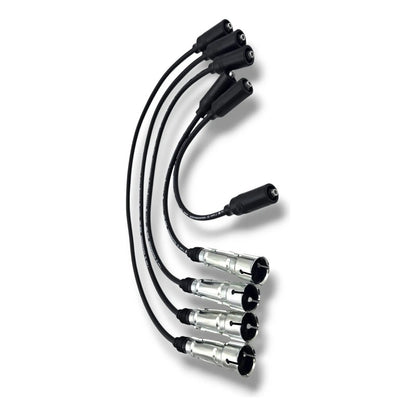 Cables De Bujias Vw Pointer 1998-2004 1.8 Lts Originales Negro