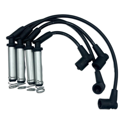 Kit Cables Bujias Filtro Aire Filtro Aceite Chevrolet Chevy  Negro