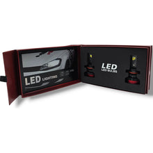 Kit Focos Led Auto 100w 6500k Csp Chip Luces Carro Luz Hiper 9004 Negro Blanco Frío