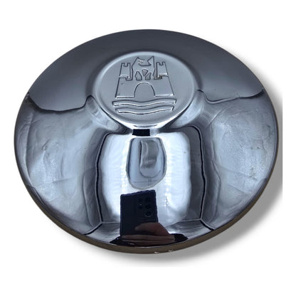 Jgo De 4 Polveras (tapón) Vw Logo Wolfsburg Para Vocho 1600 Plateado